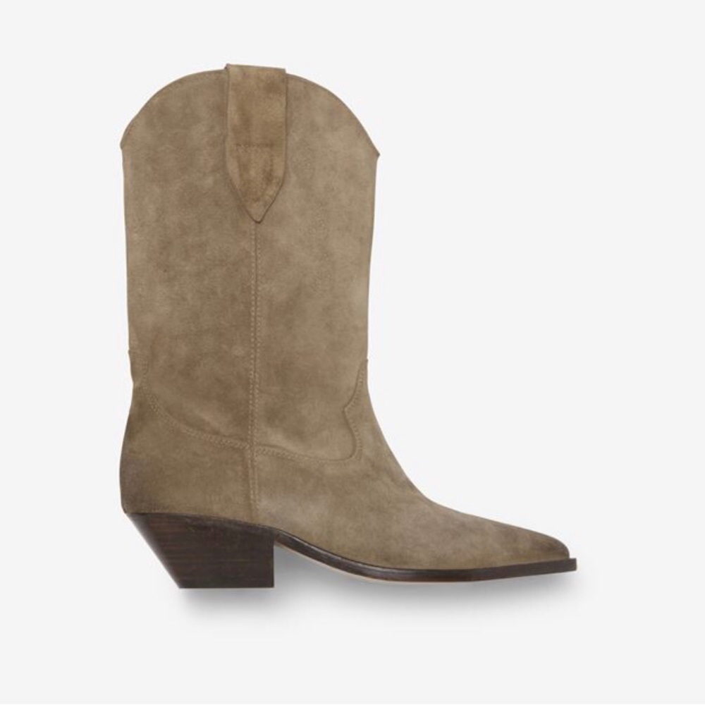 ISABEL MARANT DUERTO SUEDE COWBOY BOOTS